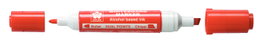 Sakura Rotulador de pizarra blanca punta doble Rojo XWBKT19
